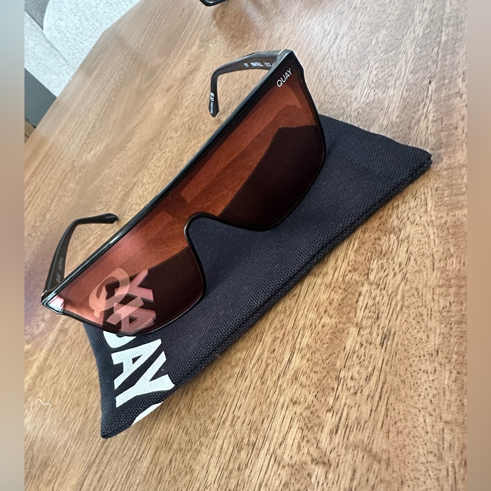 Quay Australia Black and Brown Sunglasses